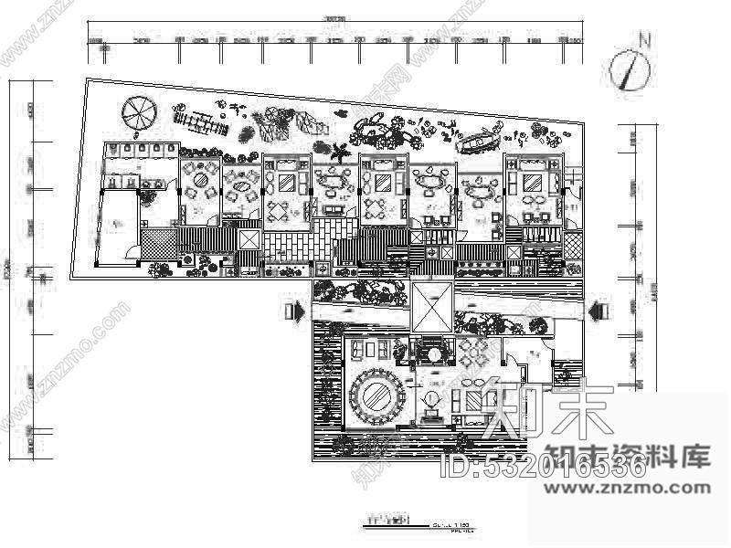 施工图广东中式风格茶楼装修图(含效果)cad施工图下载【ID:532016536】