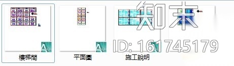 [浙江]某花园小区楼梯间室内装修施工图cad施工图下载【ID:161745178】