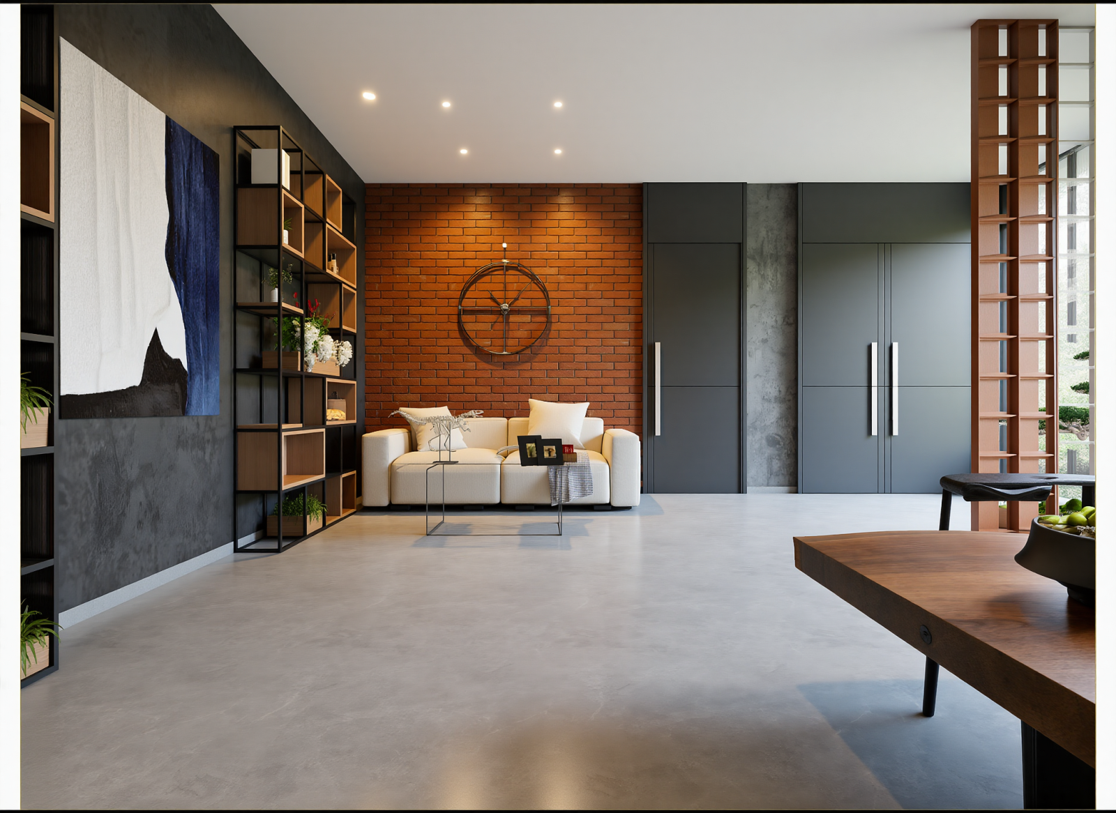 工业家居客厅3D模型下载【ID:1214817735】