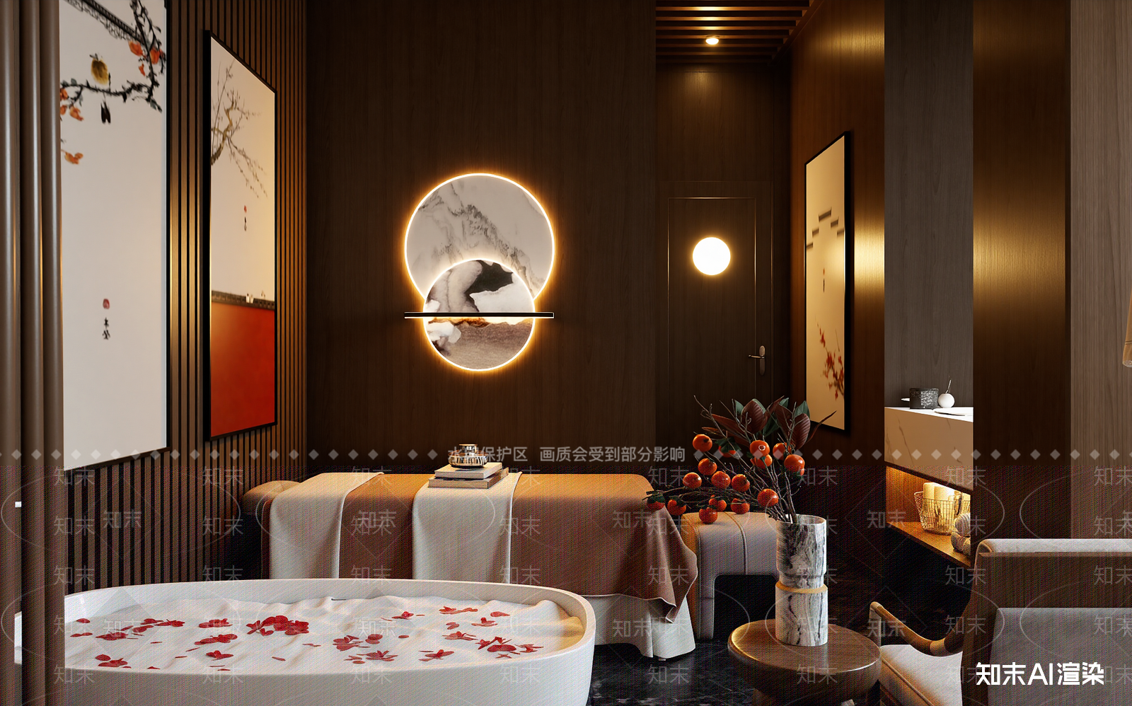 新中式美容院3D模型下载【ID:1213994973】