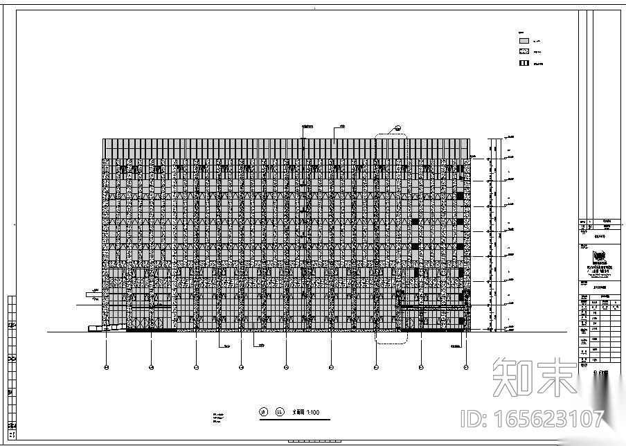 某市科技馆全专业建筑设计施工图（CAD+水电+结构+建筑）cad施工图下载【ID:165623107】