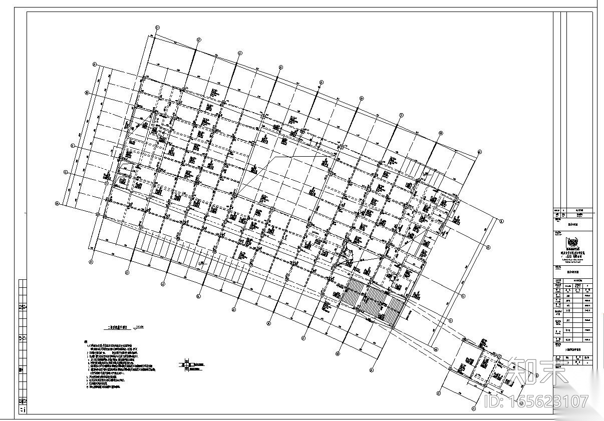 某市科技馆全专业建筑设计施工图（CAD+水电+结构+建筑）cad施工图下载【ID:165623107】