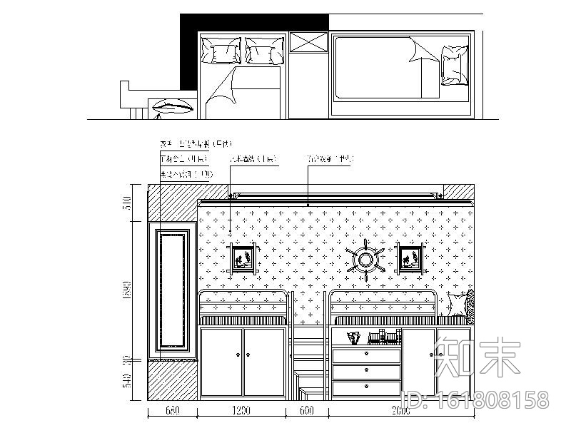 [成都]欧式精致优雅别墅室内设计施工图（含多张实景图...cad施工图下载【ID:161808158】