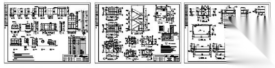 某三层别墅建筑施工图施工图下载【ID:151392162】