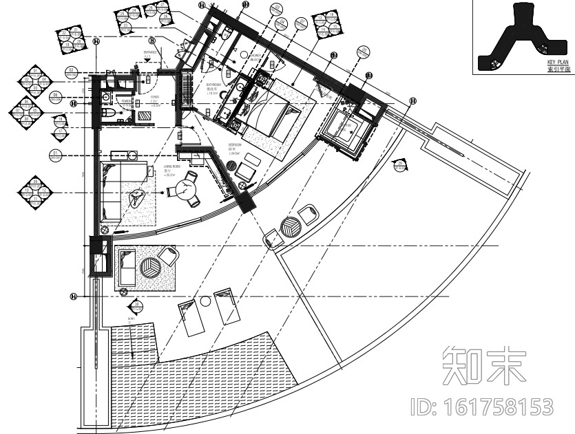 [海南]AB Concept-三亚瑰丽酒店室内装修施工图+方案...cad施工图下载【ID:161758153】