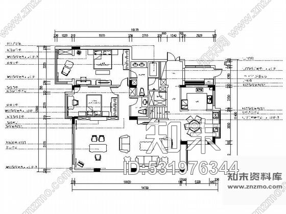 施工图江苏两层欧式风格别墅室内装修施工图含实景图cad施工图下载【ID:531976344】