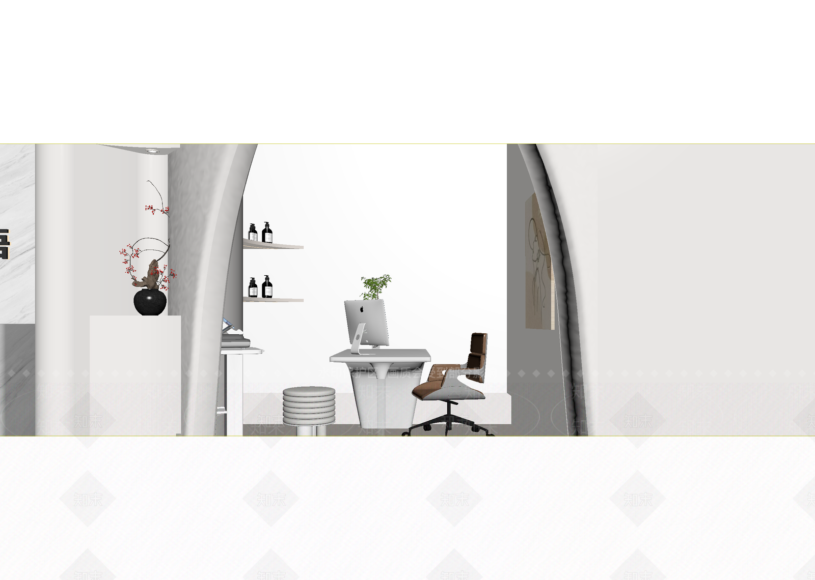 现代工作室3D模型下载【ID:1215086805】