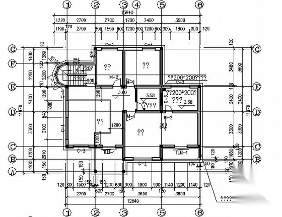 大通某二层别墅建筑方案图cad施工图下载【ID:149917173】