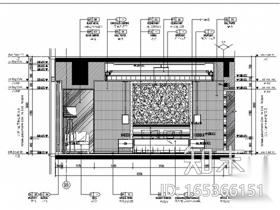 [云南]现代化五星级酒店行政套房室内装修CAD施工图（含...施工图下载【ID:165366151】