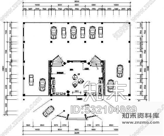 施工图办公楼装修方案图cad施工图下载【ID:532104869】