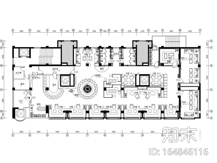 10套精品酒吧，茶吧施工图资料施工图下载【ID:164846116】