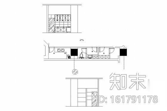 [江西]传统养生茶文化会所室内装修图cad施工图下载【ID:161791178】