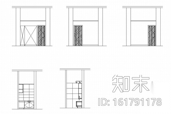 [江西]传统养生茶文化会所室内装修图cad施工图下载【ID:161791178】