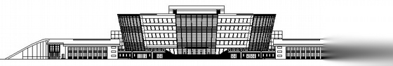 某五层会展中心建筑方案图cad施工图下载【ID:165740174】