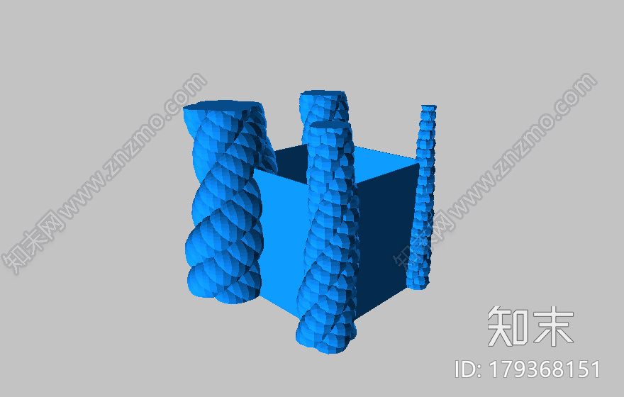 独角兽犄角3d打印模型下载【ID:179368151】