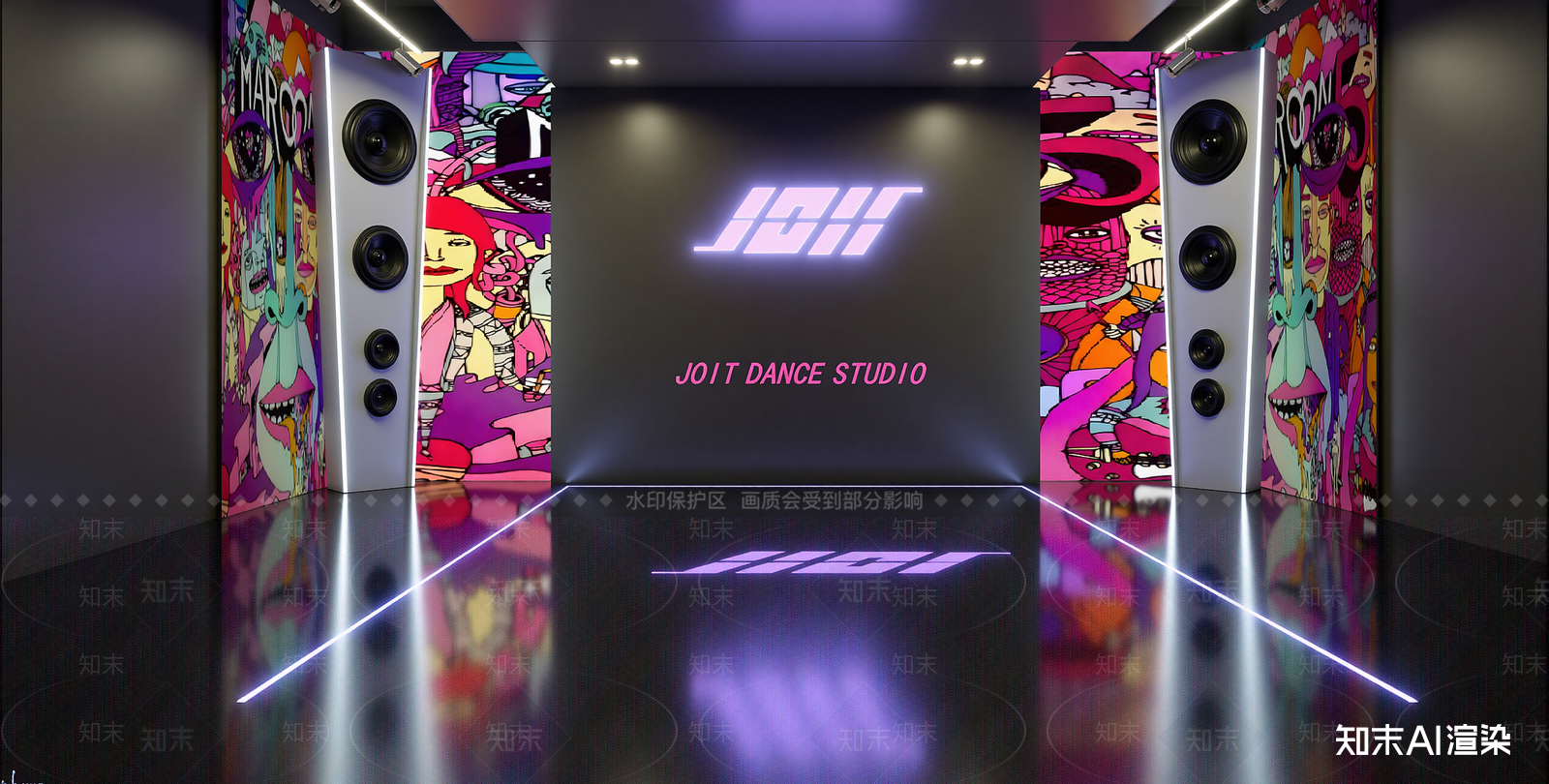 工业风工作室3D模型下载【ID:1221490366】