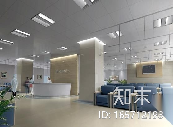 [兰州]某医院装修施工图(含效果)施工图下载【ID:165712193】