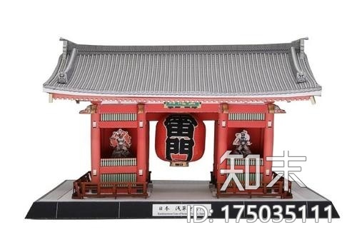 日本浅草寺3d打印模型下载【ID:175035111】