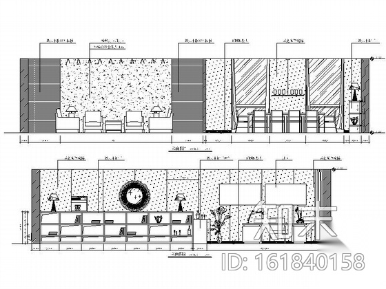 办公室室内设计方案cad施工图下载【ID:161840158】