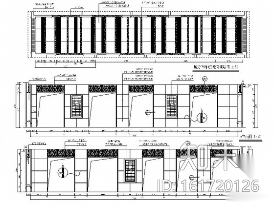 [福建]某名品陶瓷专卖店室内装修施工图施工图下载【ID:161720126】