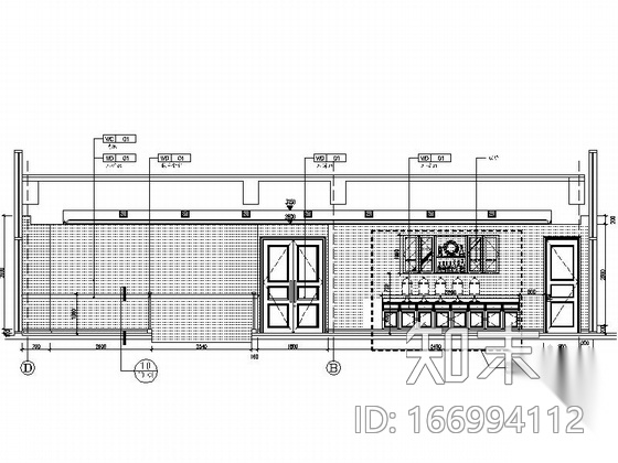 [江苏]工业园区现代商务酒店大堂及餐饮部分室内施工图（...cad施工图下载【ID:166994112】