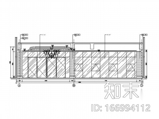 [江苏]工业园区现代商务酒店大堂及餐饮部分室内施工图（...cad施工图下载【ID:166994112】