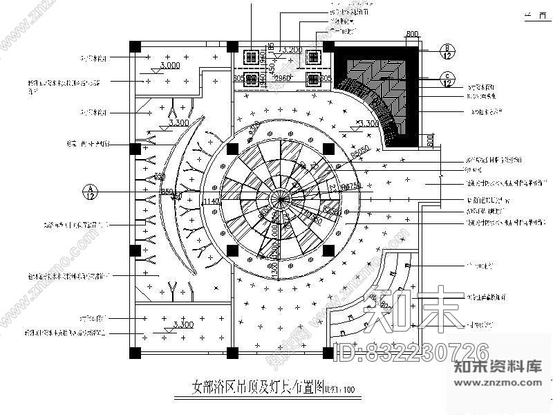 图块/节点吊棚作法详图cad施工图下载【ID:832230726】