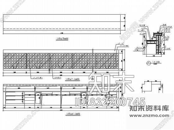 图块/节点时尚KTV收银台详图施工图下载【ID:832200745】