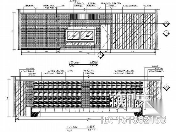 [河南]超豪华KTV装饰工程施工图（含效果)施工图下载【ID:161802153】