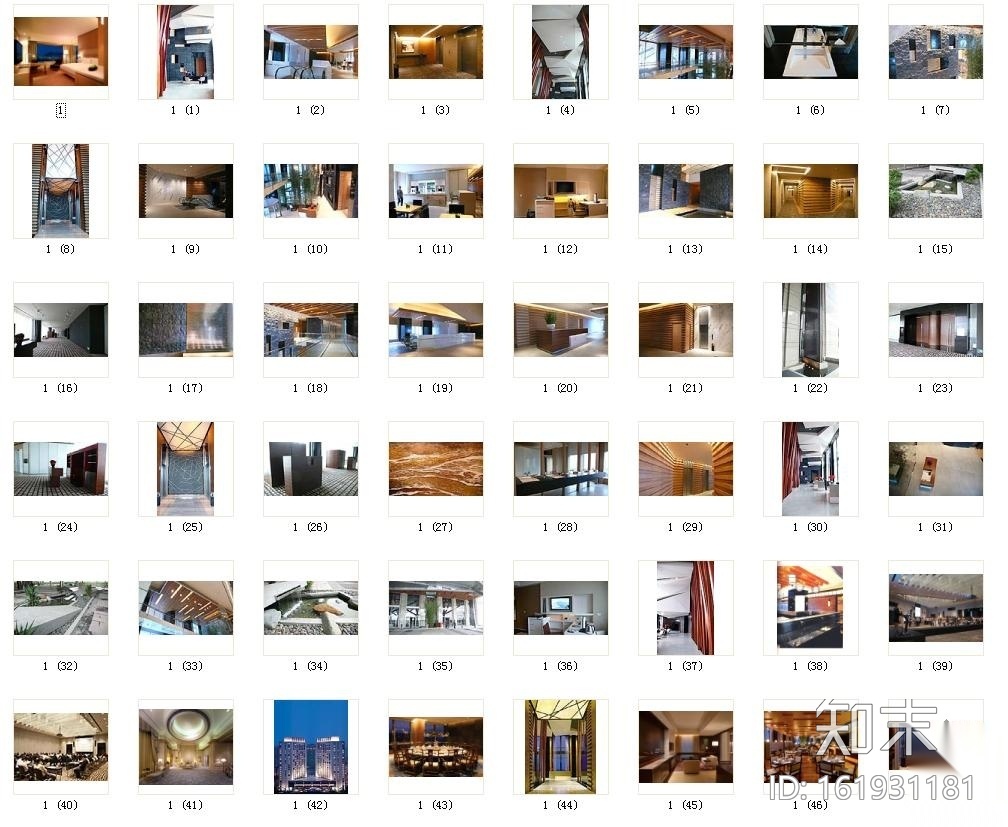 [广州]五星级国际酒店施工图（含实景）cad施工图下载【ID:161931181】
