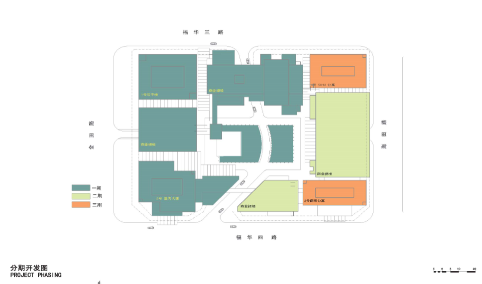 [广东]深圳卓越皇冈世纪中心建筑设计竞赛方案文本施工图下载【ID:151719173】