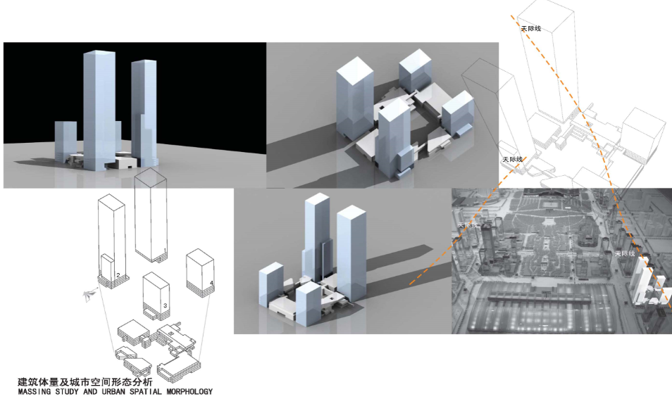 [广东]深圳卓越皇冈世纪中心建筑设计竞赛方案文本施工图下载【ID:151719173】