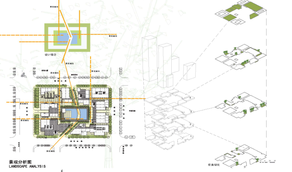 [广东]深圳卓越皇冈世纪中心建筑设计竞赛方案文本施工图下载【ID:151719173】