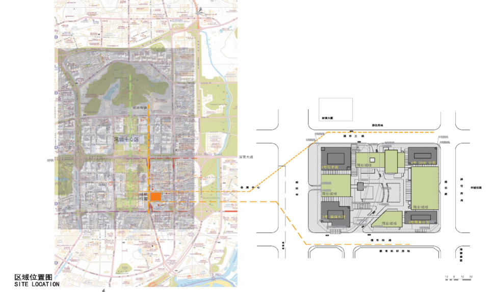 [广东]深圳卓越皇冈世纪中心建筑设计竞赛方案文本施工图下载【ID:151719173】