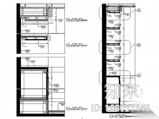 [江苏]欧式风情三层别墅样板房装修图（含效果）cad施工图下载【ID:168051145】