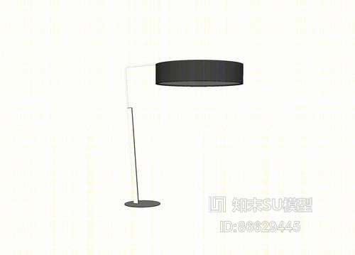 办公室落地灯SU模型下载【ID:86629445】