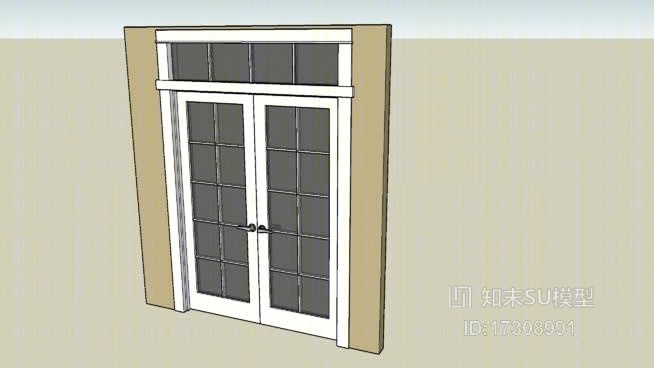 法国门SU模型下载【ID:17308991】