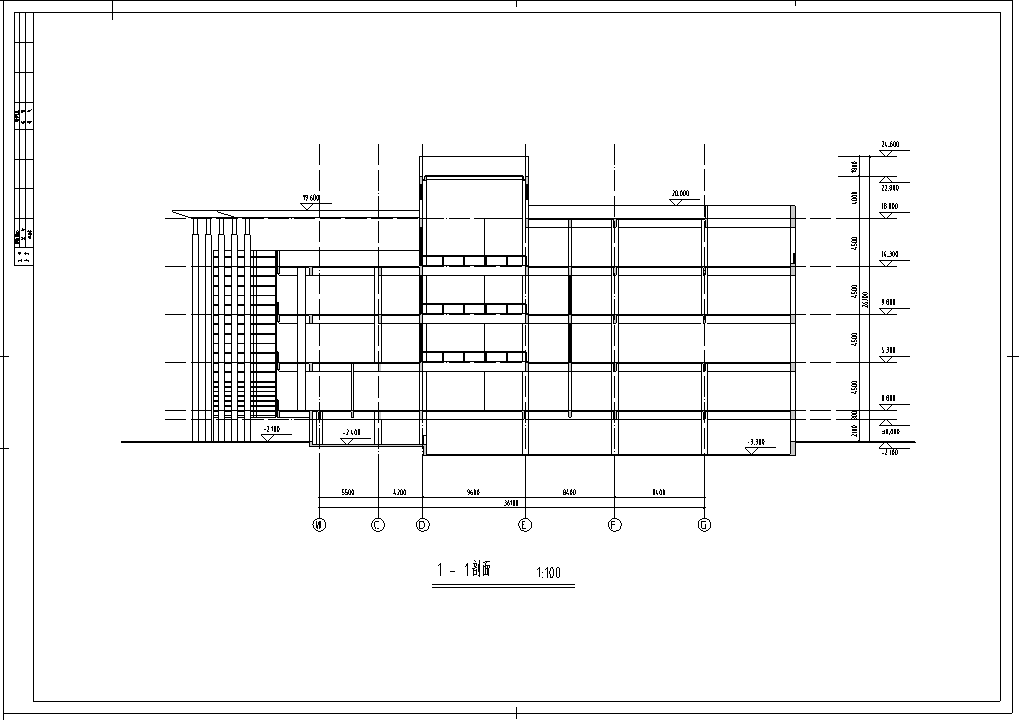 长126米宽47.7米五层学校图书馆设计图（带外观效果)施工图下载【ID:160404159】