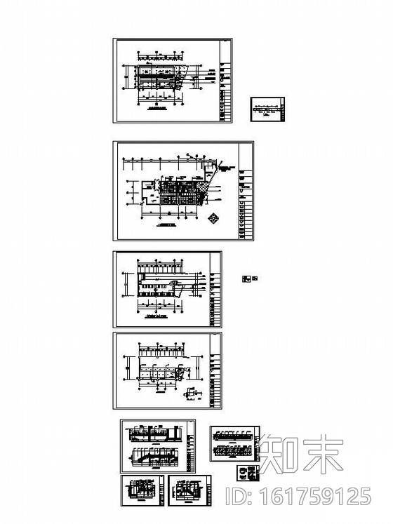 某酒店西餐厅装修图cad施工图下载【ID:161759125】