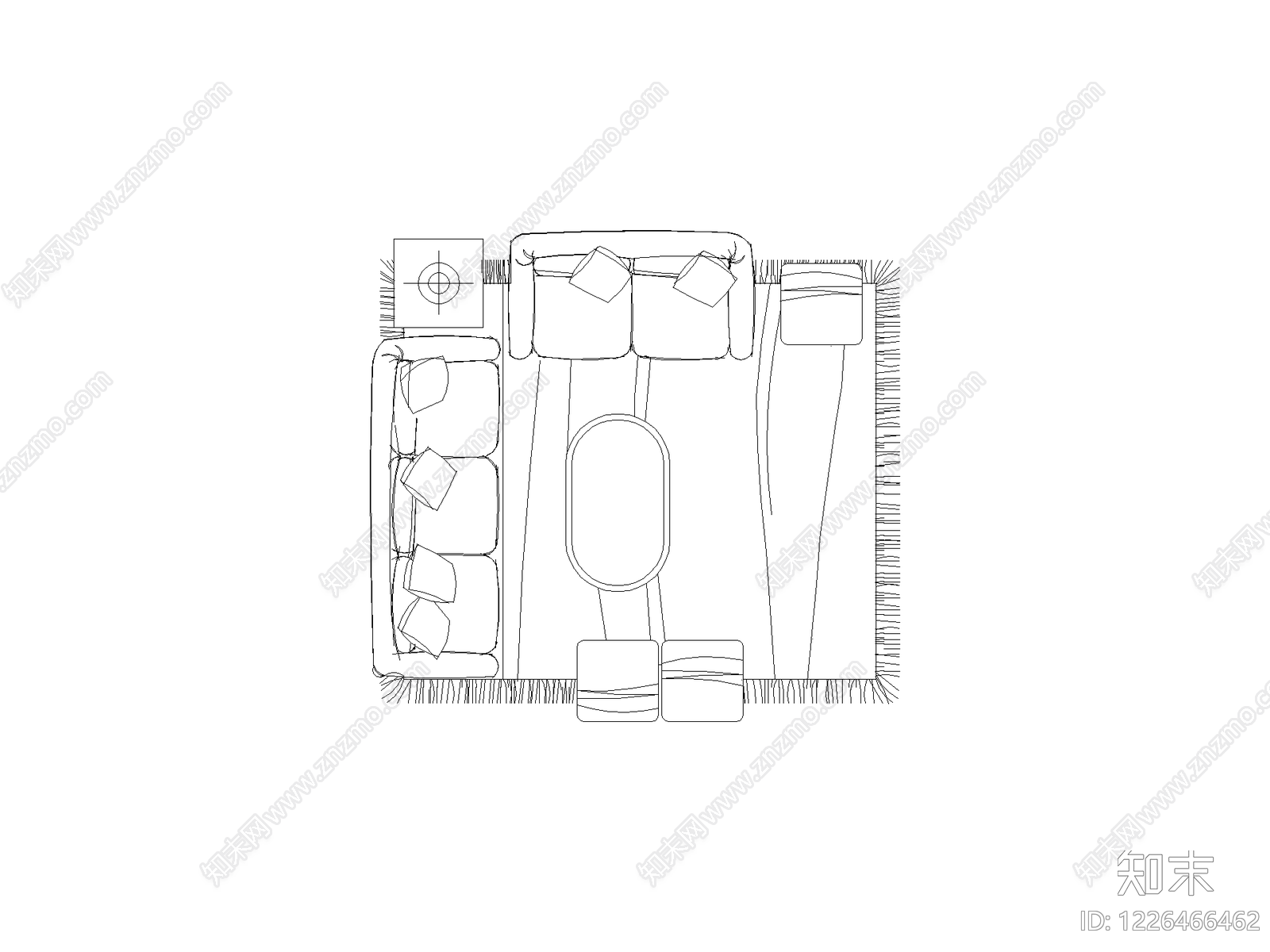 家装图块cad施工图下载【ID:1226466462】