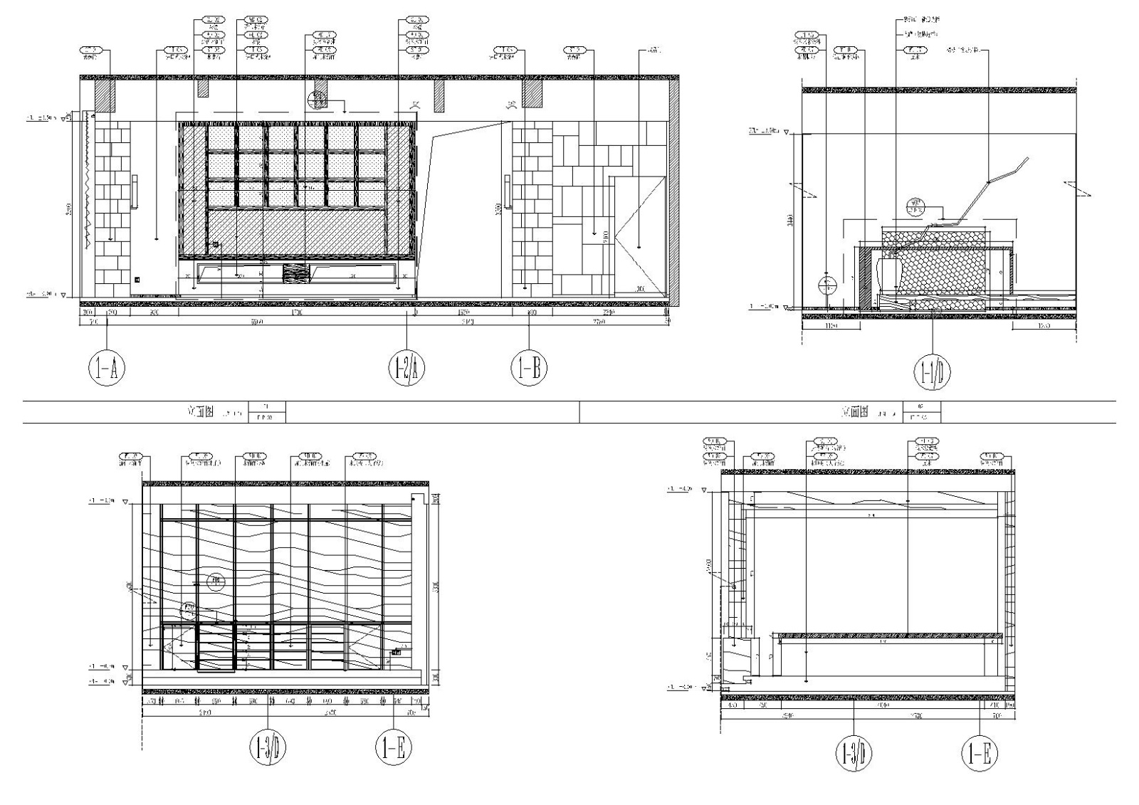 [杭州]西溪精品民宿酒店房型表+效果图+全套施工图CAD...施工图下载【ID:160412182】