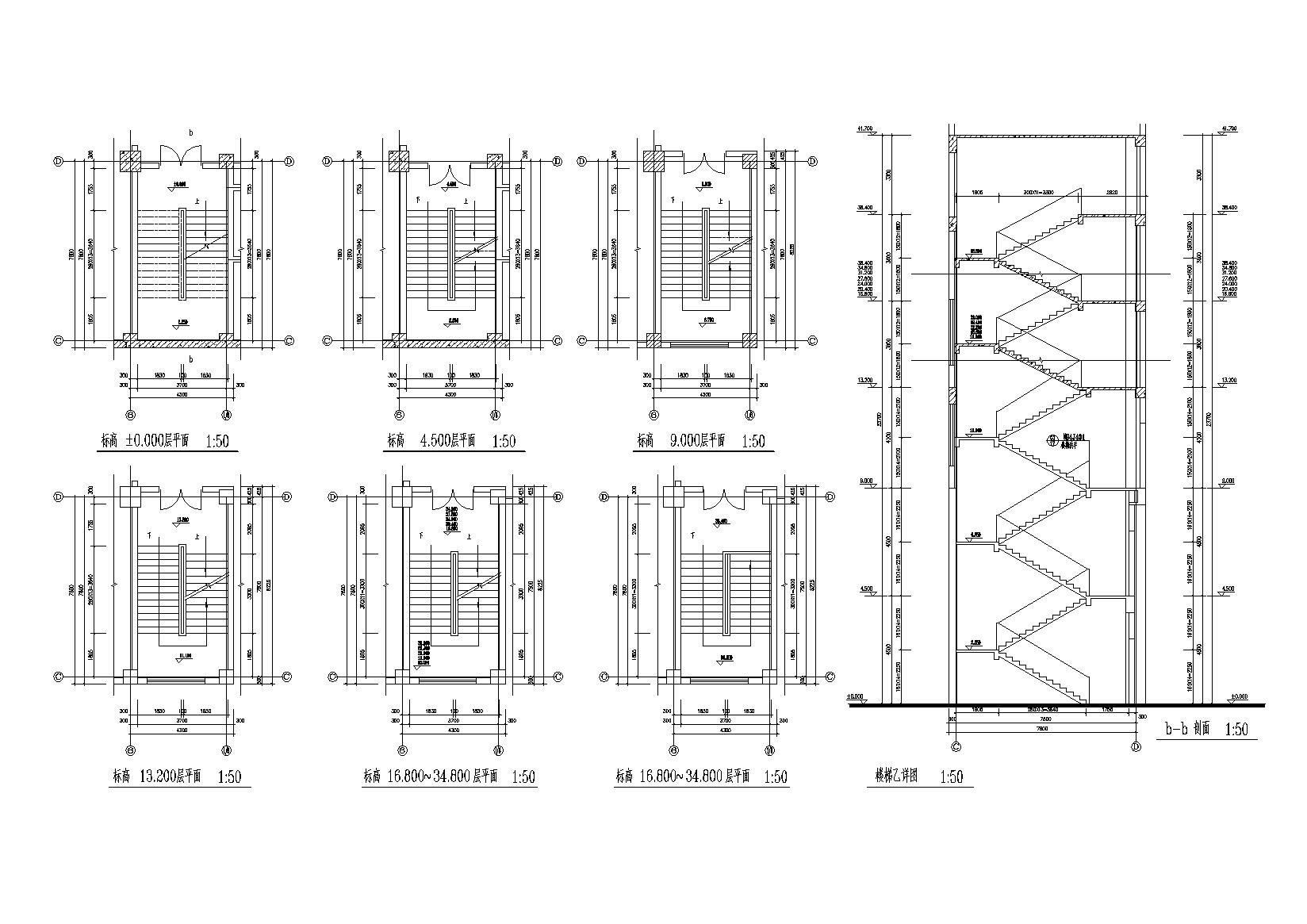 [山西]12层银行大楼办公建筑施工图施工图下载【ID:167370110】