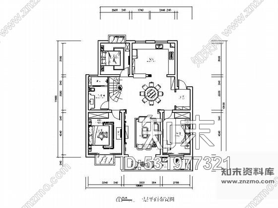 施工图北京精品豪华欧式三层复式别墅室内装修施工图施工图下载【ID:531977321】