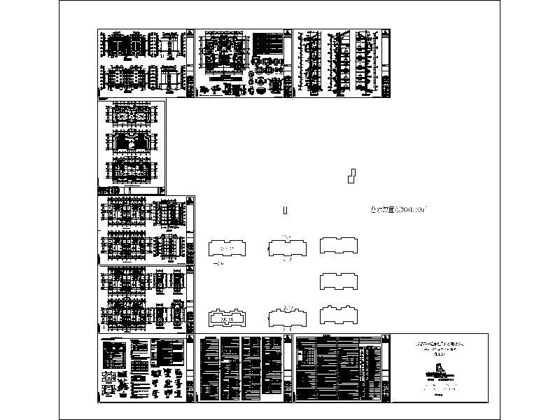 [宁夏]简欧风格多层住宅楼施工图施工图下载【ID:149777189】