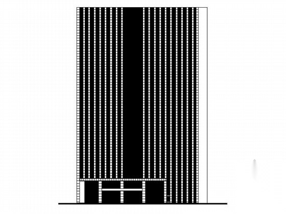 [上海]高层公寓式办公楼建筑设计施工图（含结构施工图&...cad施工图下载【ID:167039127】