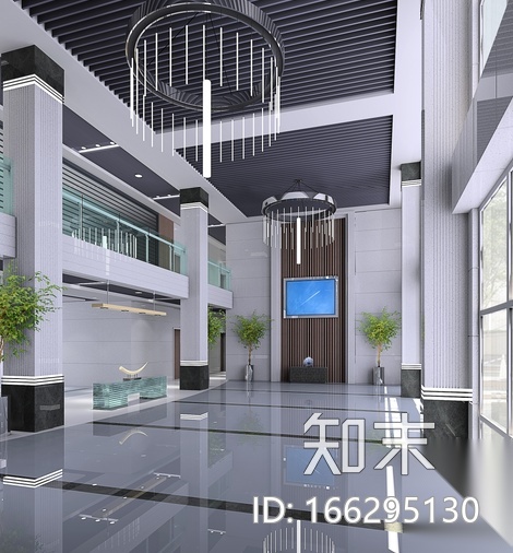 [江苏]某装饰总公司综合楼全套施工图(含效果图）cad施工图下载【ID:166295130】