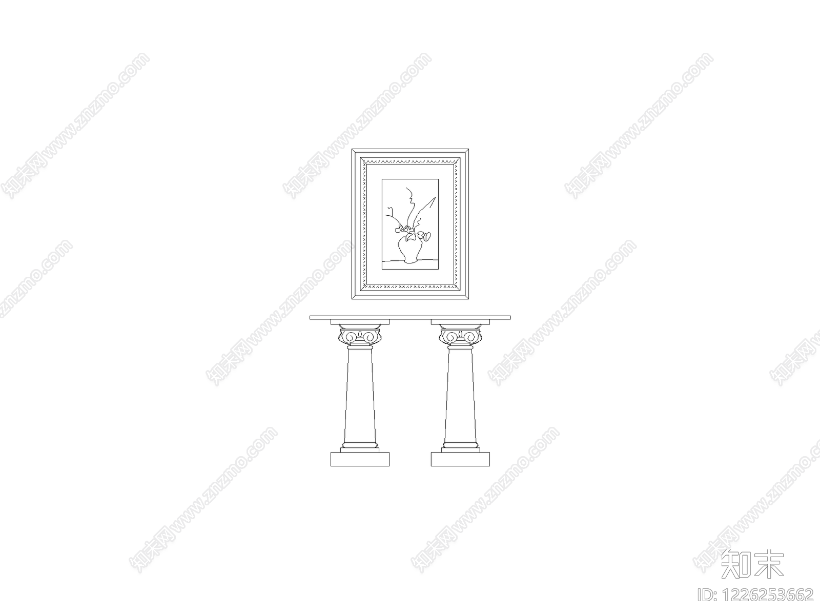 挂画CAD图纸