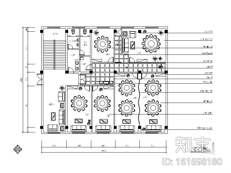 豪华宾馆装修图cad施工图下载【ID:161698180】