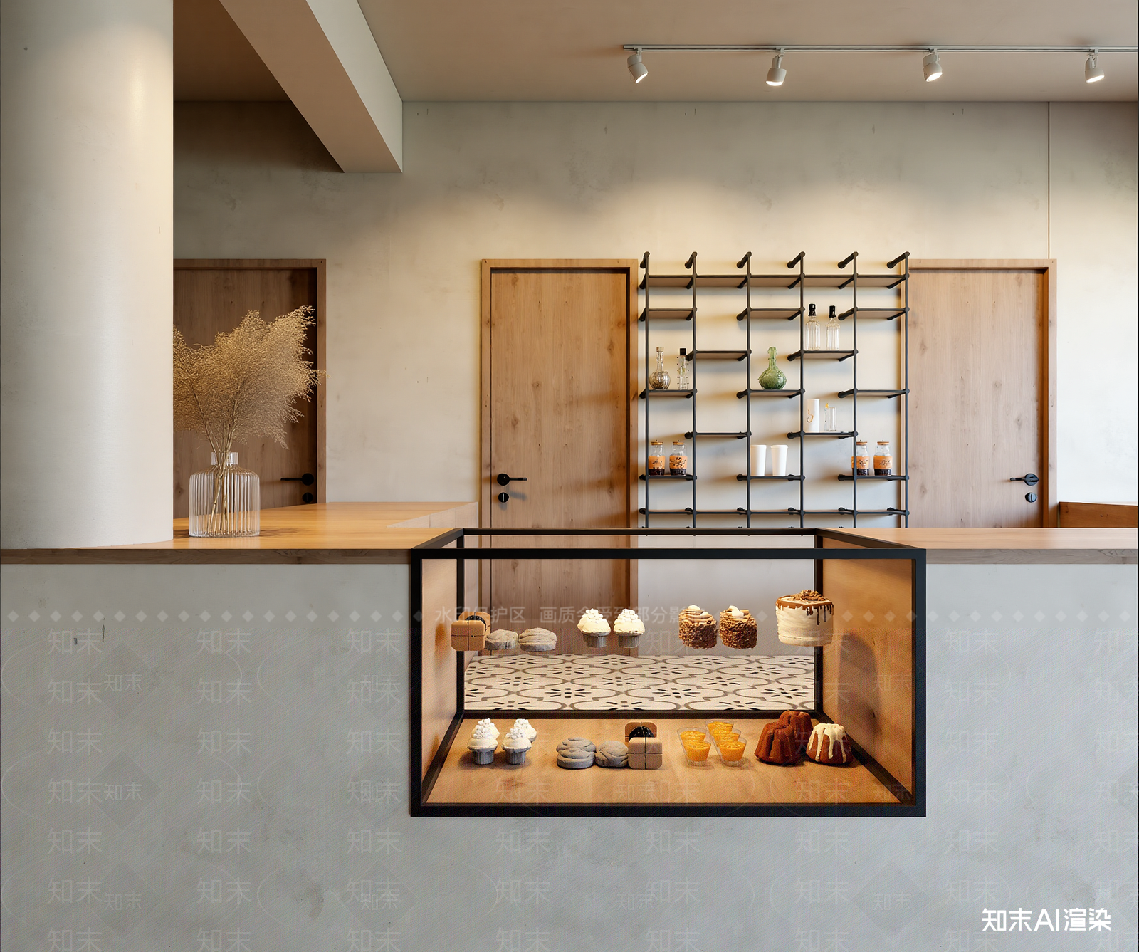 侘寂甜品面包店3D模型下载【ID:1213921884】
