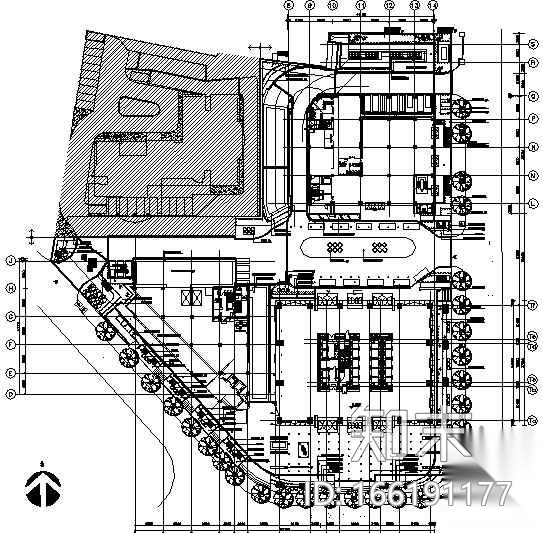 [上海]某广场外环境景观软绿化设计竣工图cad施工图下载【ID:166191177】